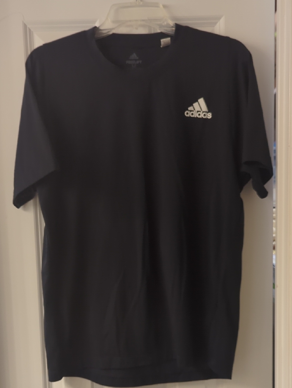 adidas Navy Short Sleeve Logo Tee